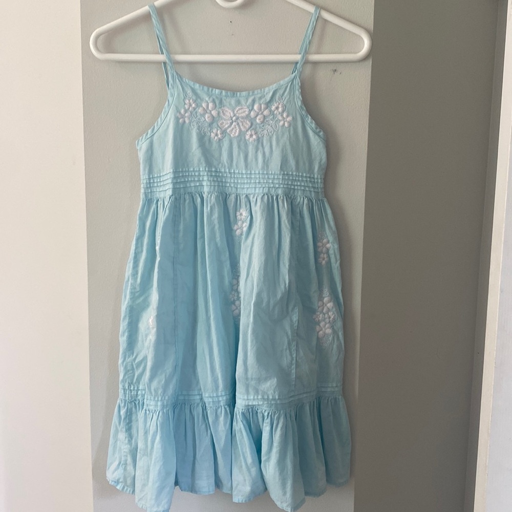 Light blue Gymboree Floral Dress